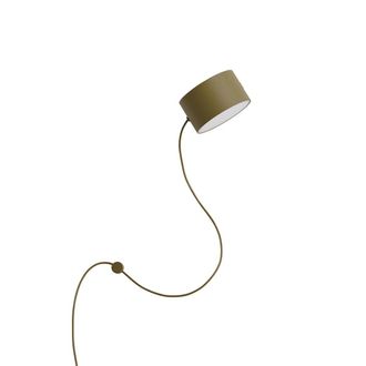 MUUTO Post LED-Wandleuchte, braungr&uuml;n