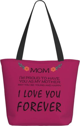 AOOEDM Gifts For Mom From Daughter Son Ladies Shopping Bag 13x11x7in.The Perfect ValentineS Day Gift.It Is The Best ValentineS Day Gift For Mom, Daughter, Wi