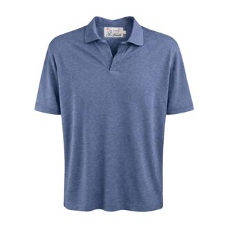 MC2 Saint Barth Polo Shirts, male, Blue, Size: XL Fraser Polo