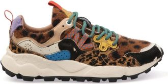 Flower Mountain Su&egrave;de Sneakers - Dames - Sneakers - Veelkleurig - 36 EU - Su&egrave;de - Schoenen