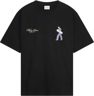 Filling Pieces Heren, Tops, Zwart, Maat: XS Katoen