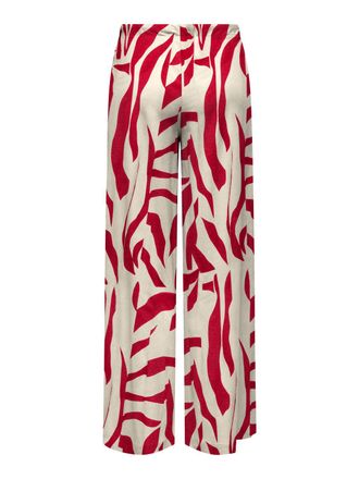 Only Schlupfhose ONLY ONLSAKURA LOOSE PULL UP PANTS WVN, Damen, Gr. XL, N-Gr, barbados cherry aop:flower, Web, Obermaterial: 55% Viskose, 45% Nylon, bedruc