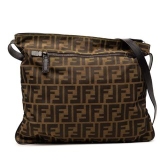 Fendi Pre-owned Fendi Zucca Canvas Crossbody Unisex C1BRJTCCHBLDKYCF