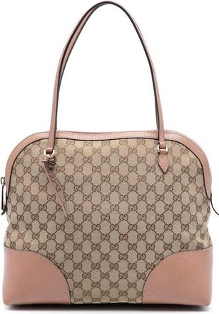 Gucci Pre-owned Gucci Medium GG Canvas Bree Dome Tote Ladies 323673 486628