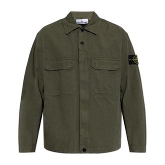 Stone Island Heren, Jassen, Groen, Maat: M Katoen