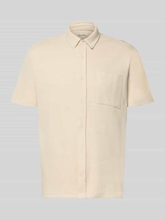 Blend Regular Fit Freizeithemd mit Kentkragen Modell FILLIP in Sand, Gr&ouml;&szlig;e 3XL