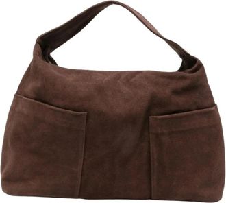 Gimaguas Maxi Sacco Tas - Dames - Schoudertassen - Bruin - ONE Size - Leer - Tassen