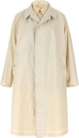 Maison Margiela Trenchcoat - Heren - Trenchcoats - Beige - L - Katoen - Jassen