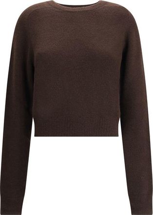 Petar Petrov Brown Fleece Wool Cashmere Womens Sweater