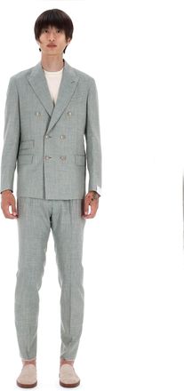 Eleventy Loro Piana Summertime Linen-Wool-Silk Dress