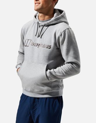 Berghaus Mens Berghaus Mens Hoodie Sweat Sports Hoody - Grey - Size: 40