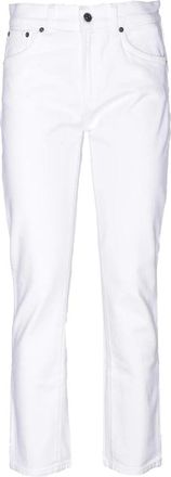 Dondup Stijlvolle jeans met ritssluiting - Dames - Slim Fit Jeans - Wit - W25 - Katoen - Jeans