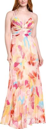 AMUR Lisle Pleated Gown