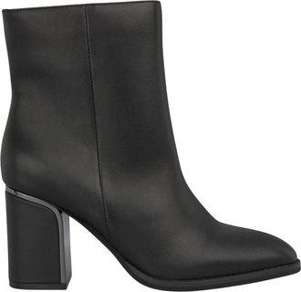 Alma En Pena Enkellaars met hakdetail - Dames - Laarzen met Hak - Zwart - 39 EU - Schoenen
