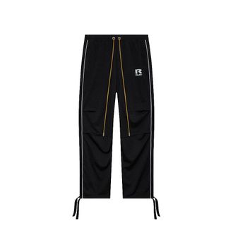 Rhude Sweatpants, male, Black, Size: XS Piping Parachute Track Pant