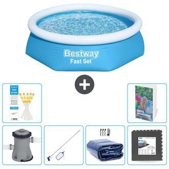 Bestway Piscina Bestway Fast Set Redonda - 244x61 Cm - 7-piezas S217