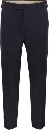 Pantaloni Torino Rebel Pants - Heren - Nette broeken - Blauw - M - Wol - Broeken