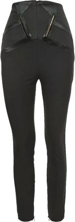 Elisabetta Franchi Pantaloni a vita alta Pre-owned - Nero