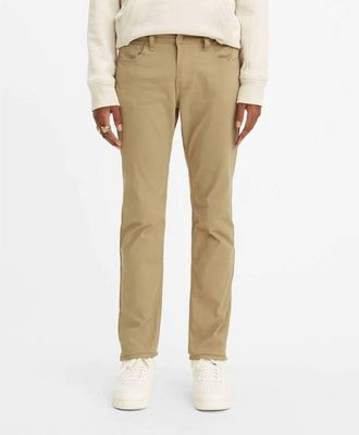 Levi's 511 Mid Rise Slim Fit Jeans In Khaki