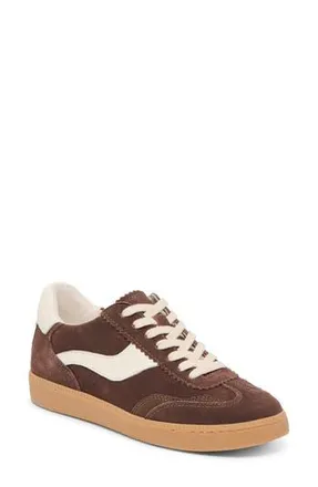Dolce Vita Notice Sneaker in Dark Brown Suede at Nordstrom Rack, Size 6.5