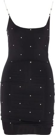 Amiri Abito corto con decorazione - Nero