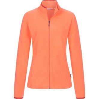 Deproc Fleecejacke DEPROC ACTIVE DECORAH WOMEN, Damen, Gr. 36/38 (M), orange, 100% Polyester, tailliert, gerader Abschluss, Jacken Fleecejacke, weiche Fleece