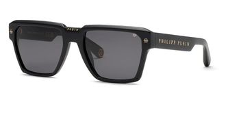 Philipp Plein SPP201V 0700 Mens Sunglasses Black Size 58