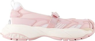 Versace Mary Jane Sneakers - Versace - Synthetic - Pink