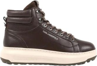 Karl Lagerfeld Kapri Lug - Heren - Veterlaarzen - Bruin - 44 EU - Leer - Schoenen