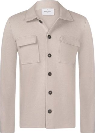 Gran Sasso Overshirt Punto Stoffa - Shirts - Hombre - Beige - L