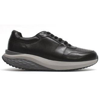 Mbt Asti Nappa Leather Mens Lace Up Shoes - Black - Size:UK 10.5