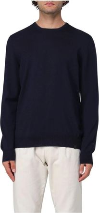 Fay Blauwe Sweater Collectie - Heren - Ronde hals truien - Blauw - XL - Truien & Vesten