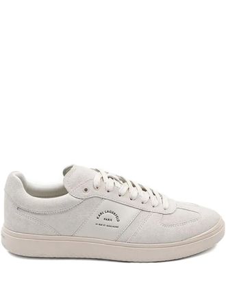 Karl Lagerfeld leather sneakers - Neutrals
