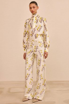 Ulla Johnson Willow Wide Leg Jean In Infinite Flower