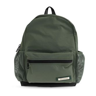 Emporio Armani Backpacks, unisex, Green, Size: ONE SIZE Logo Backpack