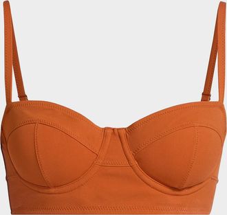 Ulla Johnson Zahara Bra-Cup Bikini Top