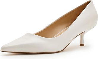 Marc Fisher Calynna Womens Shoes Ivory Leather : 7.5 M, Leather/Suede
