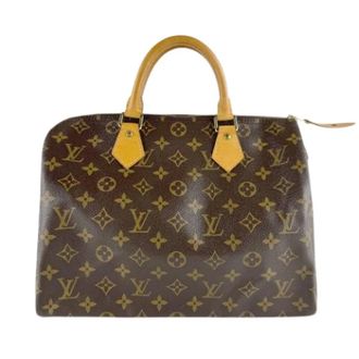 Louis Vuitton Borsa a mano Pre-owned in tela - - Pre-owned - Donna - Marrone - ONE SIZE