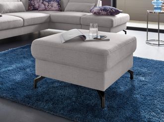 Sit&more Hocker »Percy« Fusshöhe 12 cm, wahlweise mit unterschiedlichen Fussfarben