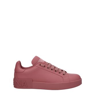 Dolce & Gabbana Dolce&Gabbana Sneakers Donna Pelle Rosa/Rosa Antico