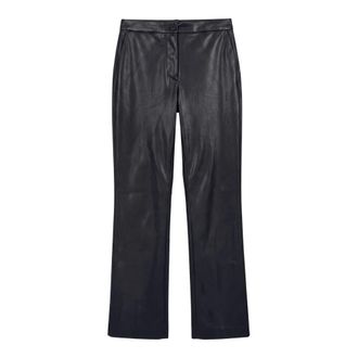 Jucca Broeken, Dames, Zwart, S, Leer, Lederbroek