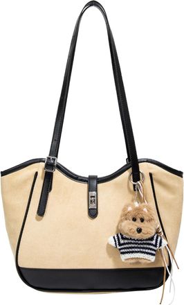 Generic Faux Suede Womens Handbag Large Shoulder Bag for Women Leisure Work Gift