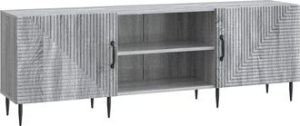 vidaXL Mueble De Tv 150 X 31 X 50 Cm Gris Sonoma Madera De Ingenier&iacute;a Vidaxl