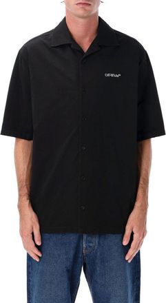 Off-white Brush Arrow Bowling Shirt