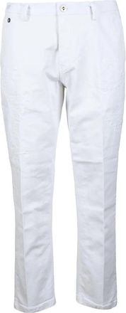 Replay White Mens Cotton Jeans