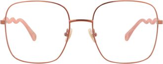 Chlo&eacute; Square-Frame Metal Optical Frames