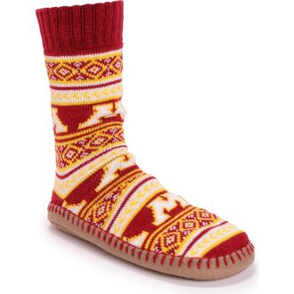 Muk Luks Gameday Slipper Socks in Minnesota at Nordstrom, Size Medium