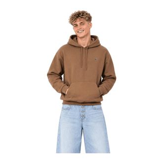 Lacoste Sudadera con capucha de forro polar - Sweatshirts & Hoodies - Hombre - Marr&oacute;n - 2XL