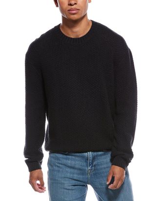 Frame Denim Frame Denim Textured Wool & Cashmere-Blend Crewneck Sweater