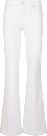 Paige Genevieve Flared Jeans - Dames - Flared Jeans - Wit - W28 - Katoen - Jeans
